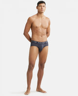 JOCKEY Microfiber Mesh Performance Brief with StayDry Technology #MM04 - True Navy