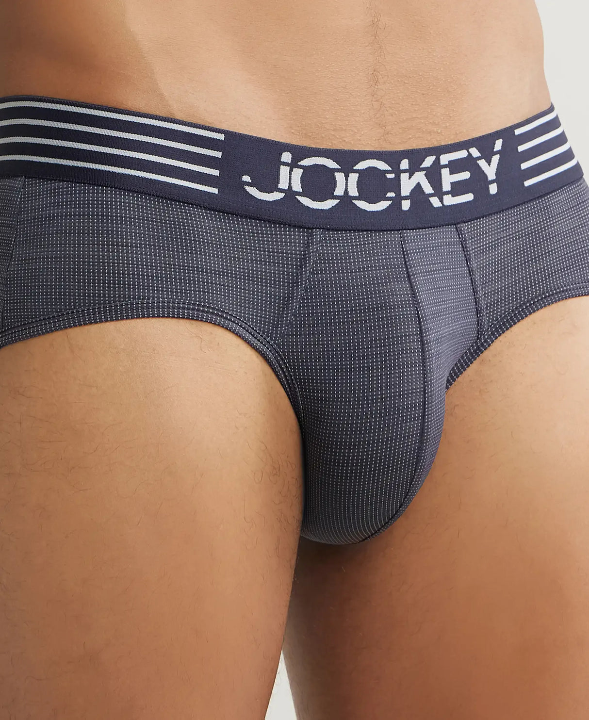 JOCKEY Microfiber Mesh Performance Brief with StayDry Technology #MM04 - True Navy