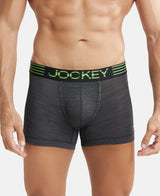 JOCKEY Microfiber Mesh Performance Trunk with StayDry Technology #MM05 - Black