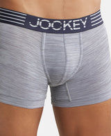 JOCKEY Microfiber Mesh Performance Trunk with StayDry Technology #MM05 - Mid Grey