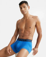 JOCKEY Microfiber Mesh Performance Trunk with StayDry Technology #MM05 - Move Blue