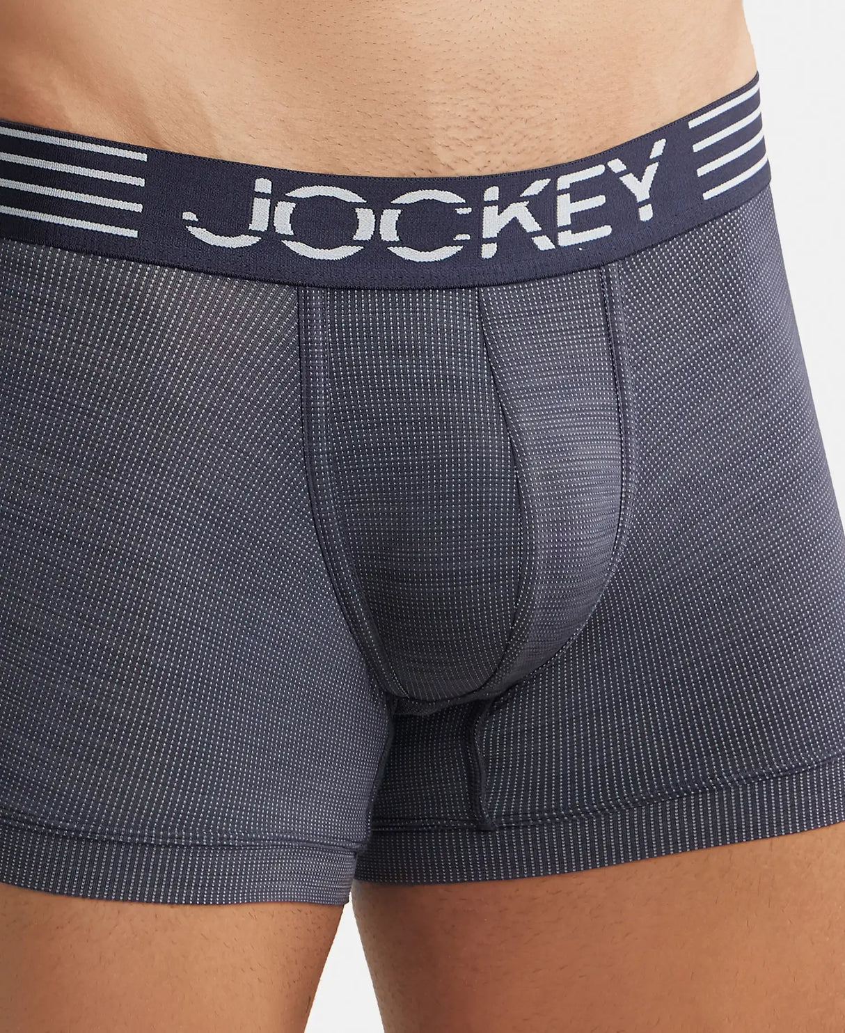 JOCKEY Microfiber Mesh Performance Trunk with StayDry Technology #MM05 - True Navy