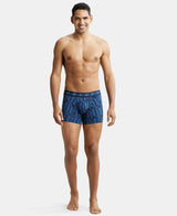 JOCKEY Super Combed Cotton Printed Trunk with Ultrasoft Waistband #NY02- Navy