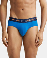 JOCKEY Super Combed Cotton Solid Brief with Ultrasoft Waistband #NY15- Classic Blue