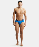 JOCKEY Super Combed Cotton Solid Brief with Ultrasoft Waistband #NY15- Classic Blue