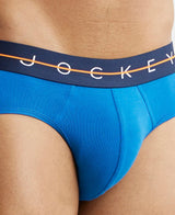 JOCKEY Super Combed Cotton Solid Brief with Ultrasoft Waistband #NY15- Classic Blue