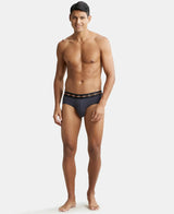 JOCKEY Super Combed Cotton Solid Brief with Ultrasoft Waistband #NY15- Graphite