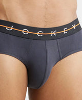 JOCKEY Super Combed Cotton Solid Brief with Ultrasoft Waistband #NY15- Graphite