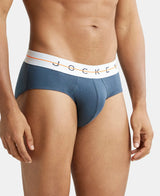 JOCKEY Super Combed Cotton Solid Brief with Ultrasoft Waistband #NY15- Mid Night Navy