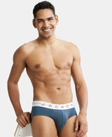 JOCKEY Super Combed Cotton Solid Brief with Ultrasoft Waistband #NY15- Mid Night Navy