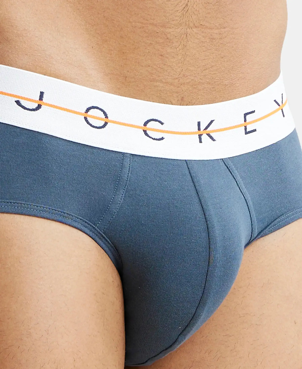 JOCKEY Super Combed Cotton Solid Brief with Ultrasoft Waistband #NY15- Mid Night Navy