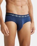 JOCKEY Super Combed Cotton Solid Brief with Ultrasoft Waistband #NY15- Navy