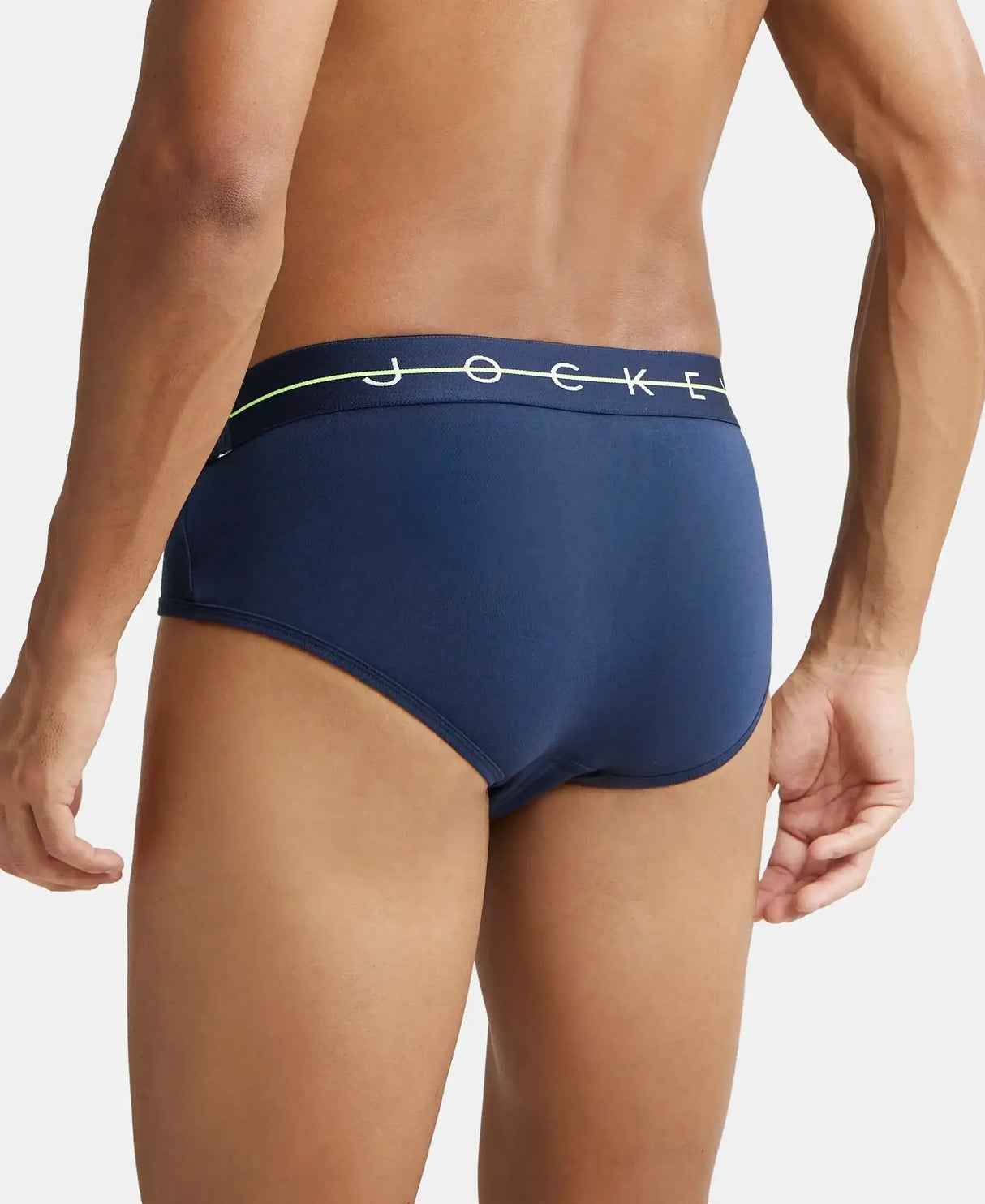 JOCKEY Super Combed Cotton Solid Brief with Ultrasoft Waistband #NY15- Navy