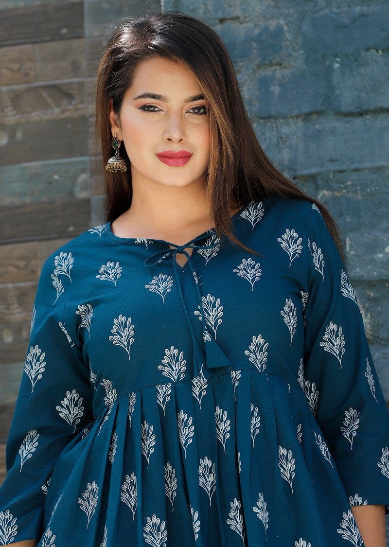 Riddhi - Cotton Western Printed Top