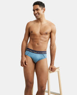 JOCKEY Super Combed Cotton Solid Brief with Ultrasoft Waistband #US14- Aegean Blue