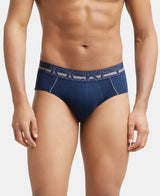 JOCKEY Super Combed Cotton Solid Brief with Ultrasoft Waistband #US14- Navy