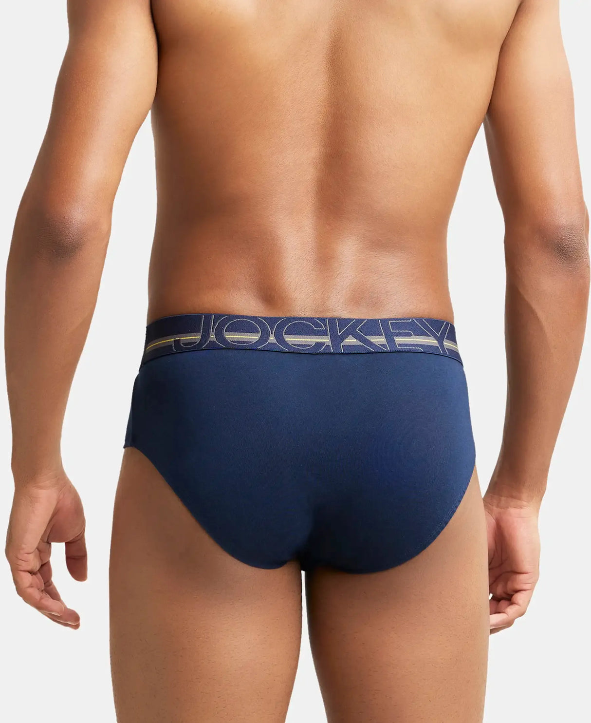 JOCKEY Super Combed Cotton Solid Brief with Ultrasoft Waistband #US14- Navy