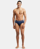 JOCKEY Super Combed Cotton Solid Brief with Ultrasoft Waistband #US14- Navy