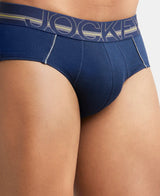 JOCKEY Super Combed Cotton Solid Brief with Ultrasoft Waistband #US14- Navy