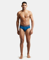 JOCKEY Super Combed Cotton Solid Brief with Ultrasoft Waistband #US14- Poseidon