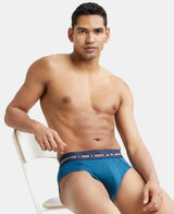 JOCKEY Super Combed Cotton Solid Brief with Ultrasoft Waistband #US14- Seaport Teal