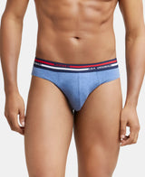 JOCKEY Solid Brief with Ultrasoft Waistband #US49- Light Denim Melange