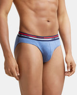 JOCKEY Solid Brief with Ultrasoft Waistband #US49- Light Denim Melange