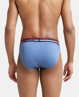 JOCKEY Solid Brief with Ultrasoft Waistband #US49- Light Denim Melange