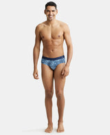 JOCKEY Printed Brief with Ultrasoft Waistband #US52- Dusk Blue