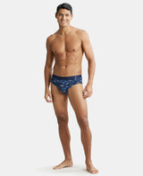 JOCKEY Printed Brief with Ultrasoft Waistband #US52- Navy