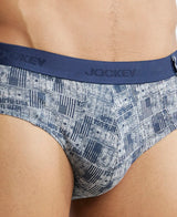 JOCKEY Printed Brief with Ultrasoft Waistband #US52- Nickle