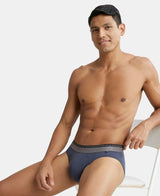 JOCKEY Super Combed Cotton Solid Brief with Ultrasoft Waistband #US59- Graphite