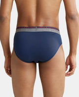 JOCKEY Super Combed Cotton Solid Brief with Ultrasoft Waistband #US59- Navy