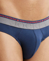 JOCKEY Super Combed Cotton Solid Brief with Ultrasoft Waistband #US59- Navy