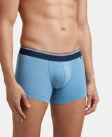 JOCKEY Super Combed Cotton Solid Trunk with Ultrasoft Waistband #US60- Blue Heaven