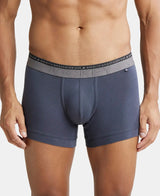 JOCKEY Super Combed Cotton Solid Trunk with Ultrasoft Waistband #US60- Graphite