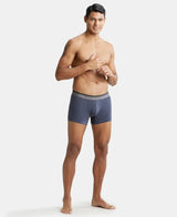 JOCKEY Super Combed Cotton Solid Trunk with Ultrasoft Waistband #US60- Graphite