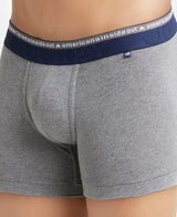 JOCKEY Super Combed Cotton Solid Trunk with Ultrasoft Waistband #US60- Mid Grey Melange