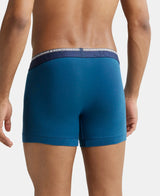 JOCKEY Super Combed Cotton Solid Trunk with Ultrasoft Waistband #US60- Seaport Teal