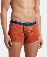 JOCKEY Super Combed Cotton Printed Trunk with Ultrasoft Waistband #US63- Autumn Glaze