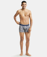 JOCKEY Super Combed Cotton Printed Trunk with Ultrasoft Waistband #US63- Nickle