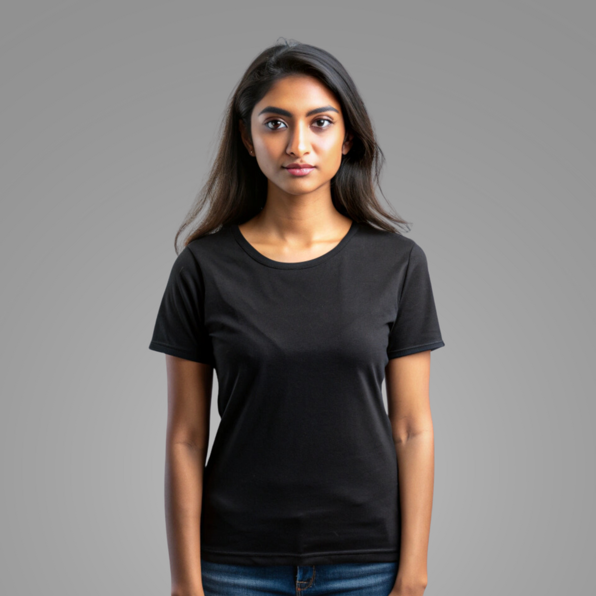 Urvee Premium Quality Women's T-shirt - BLACK