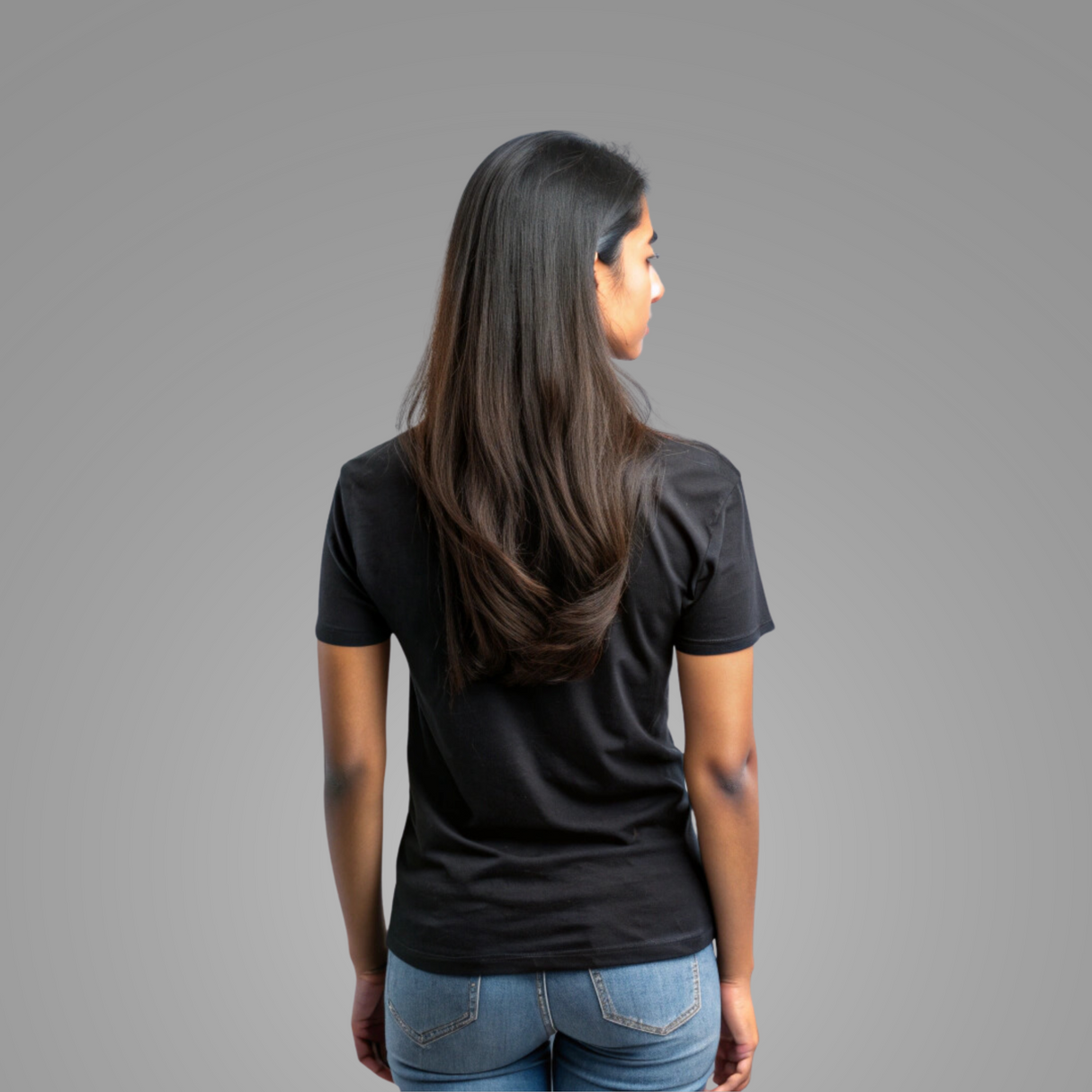 Urvee Premium Quality Women's T-shirt - BLACK