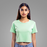 URVEE- Women's Premium Quality Crop Top - MINT