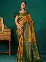 KALINI- Woven Design Zari Paithani Saree