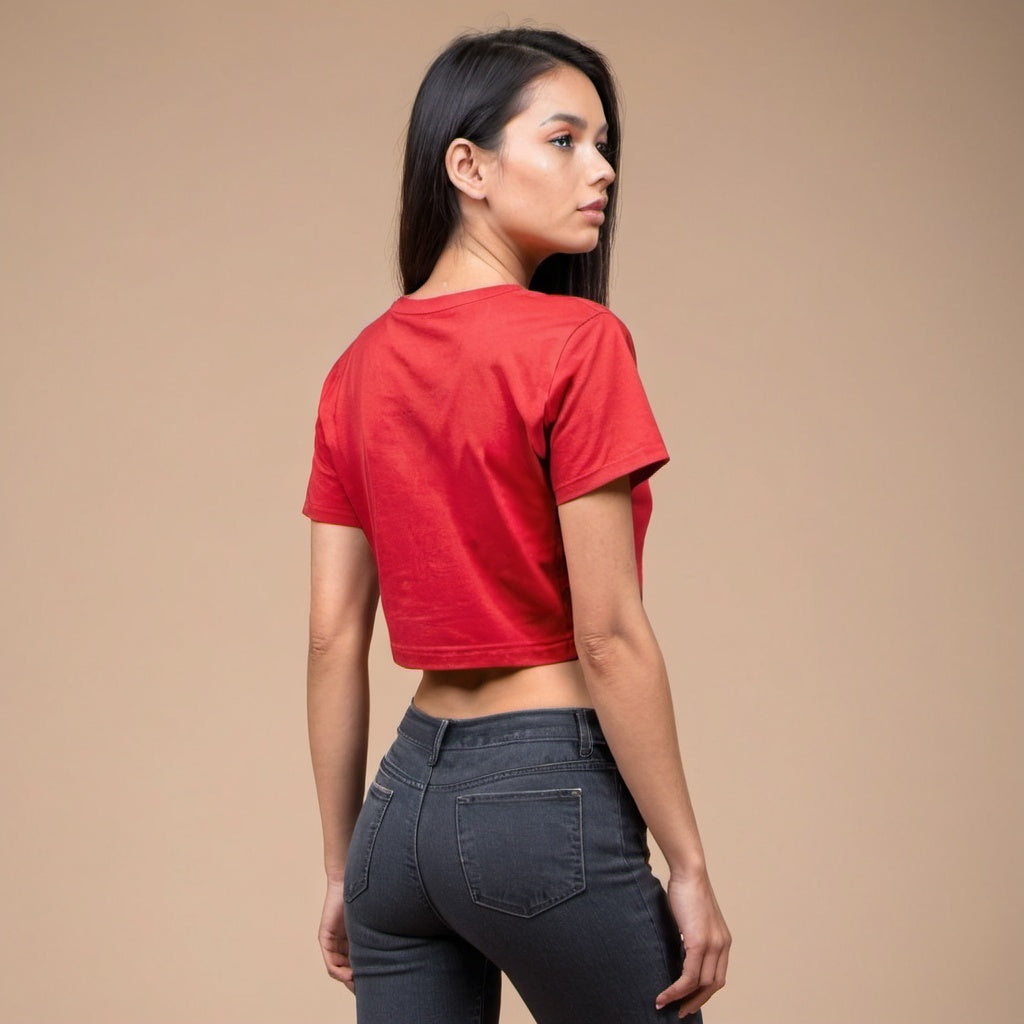 URVEE- Women's Premium Quality Crop Top - RED